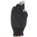 Darwin Designs Spandex  Acrylic Touch Screen Solid Gloves Black DA480072